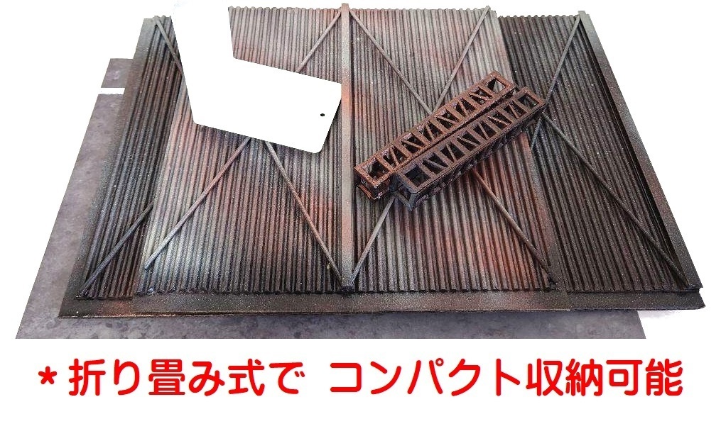 1/12フィギュア用ジオラマ【倉庫・工場系廃墟】