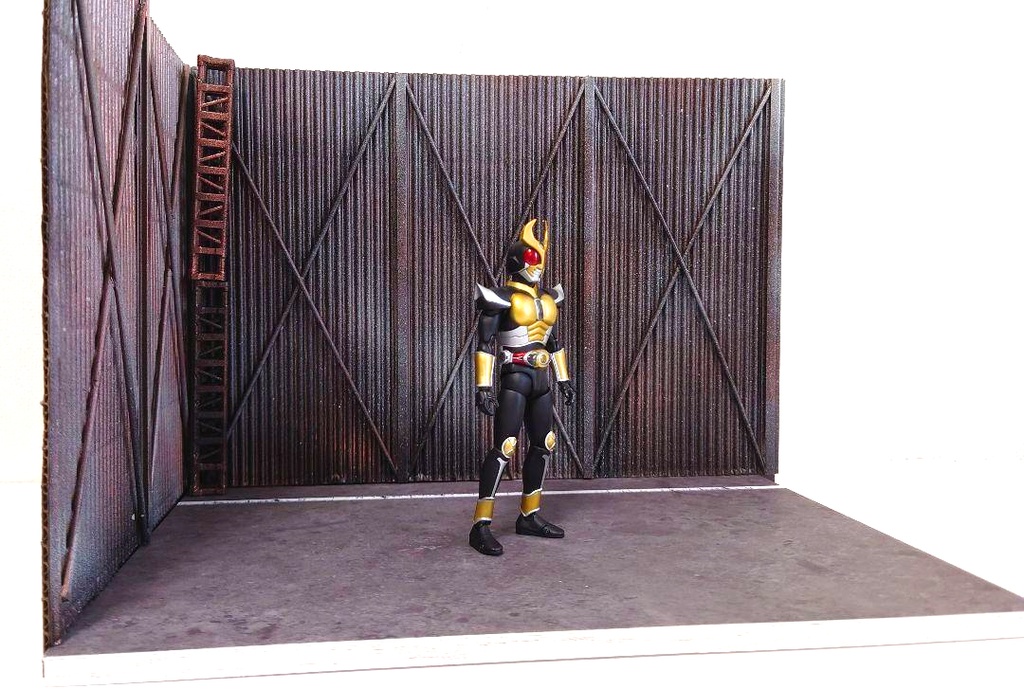 1/12フィギュア用ジオラマ【倉庫・工場系廃墟】