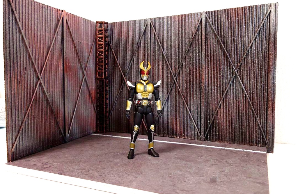 1/12フィギュア用ジオラマ【倉庫・工場系廃墟】