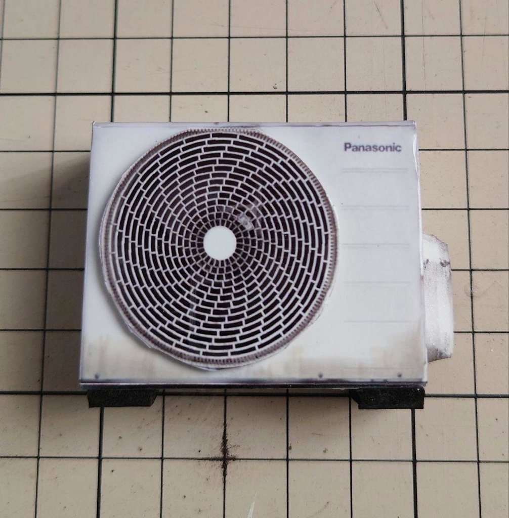 1/12スケール　室外機(通常ver')