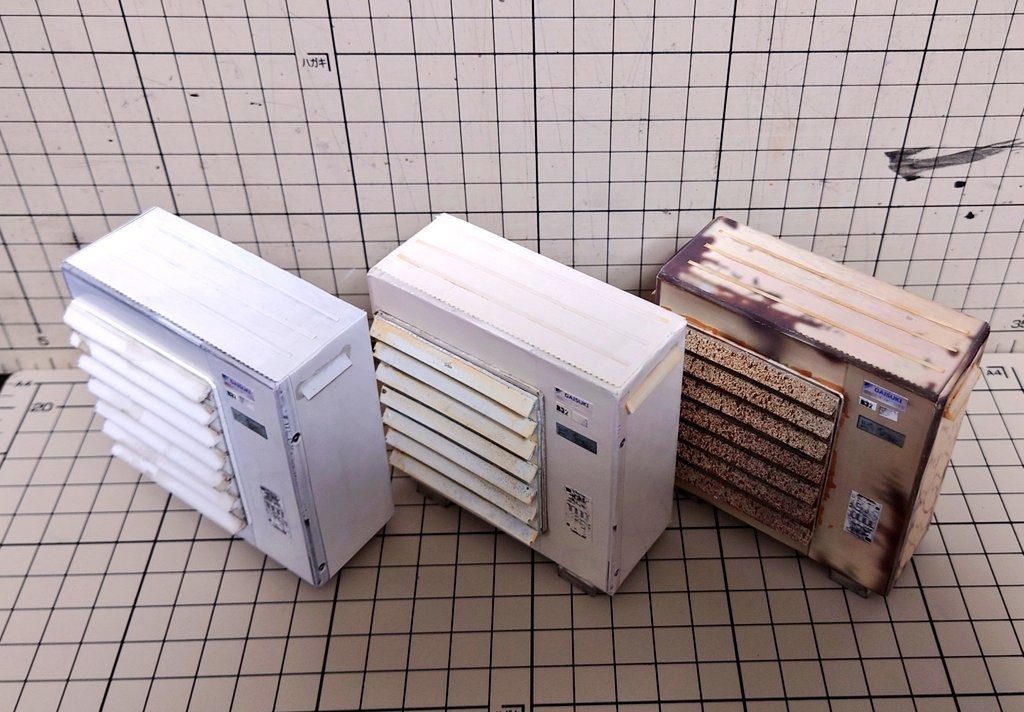 1/12スケール 大型室外機(フードあり)