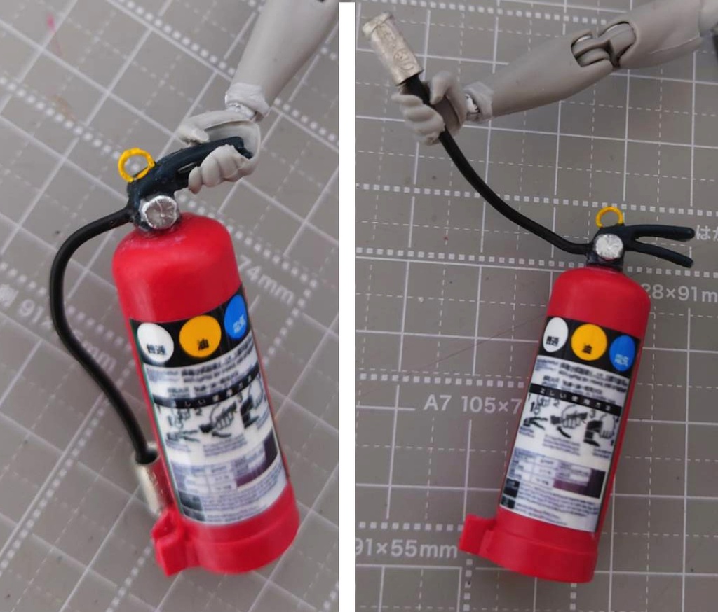 1/12スケール 消火器
