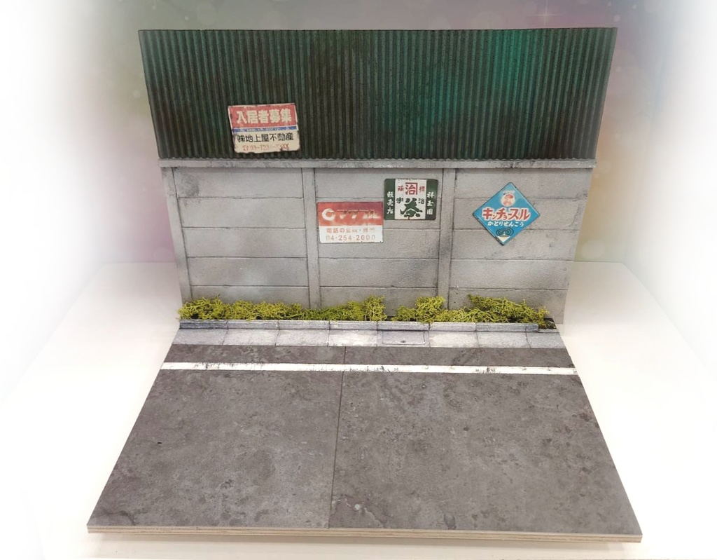 1/12フィギュア用ジオラマ【田舎道 ver'1】