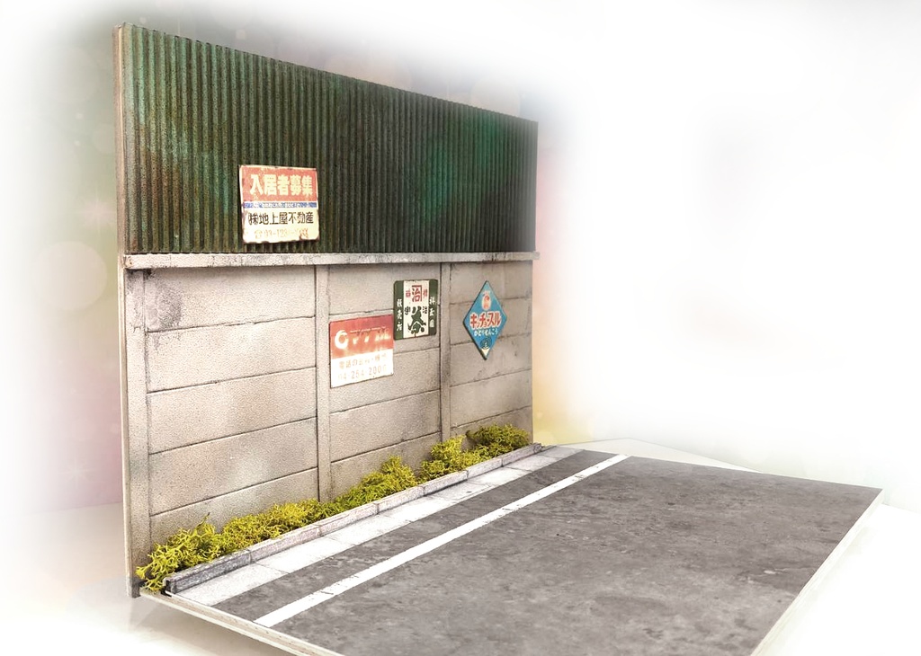 1/12フィギュア用ジオラマ【田舎道 ver'1】