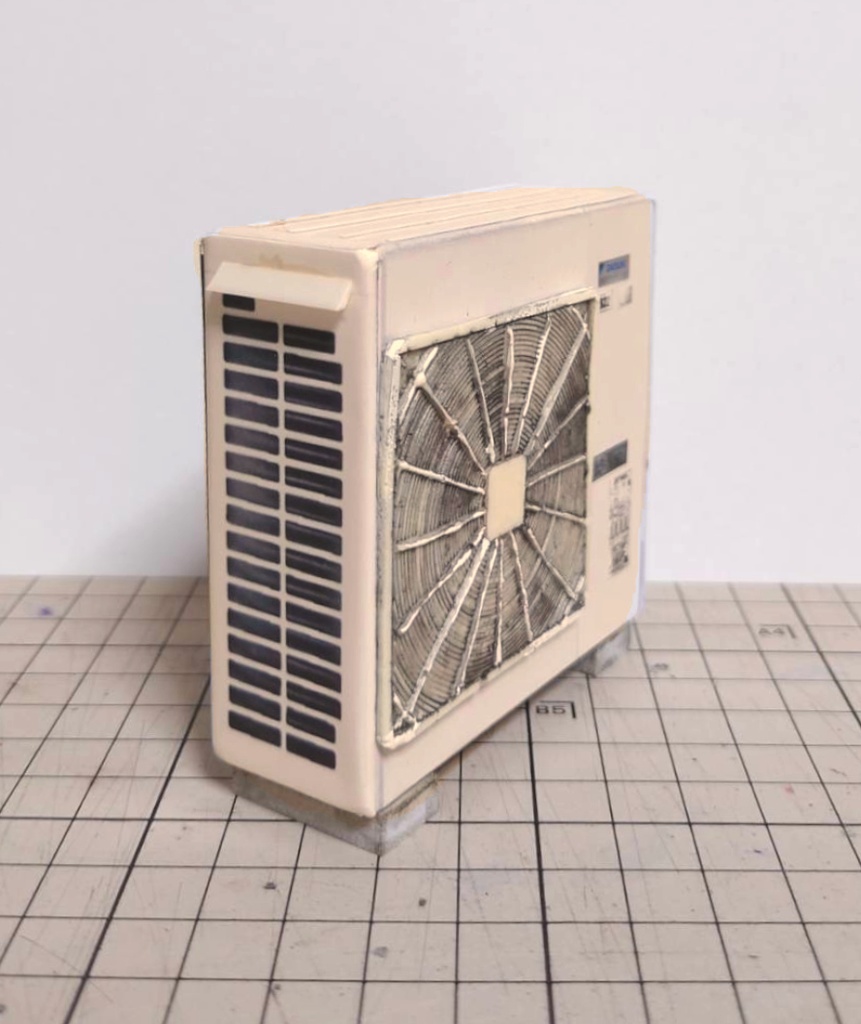 1/12スケール 大型室外機(フードなし)
