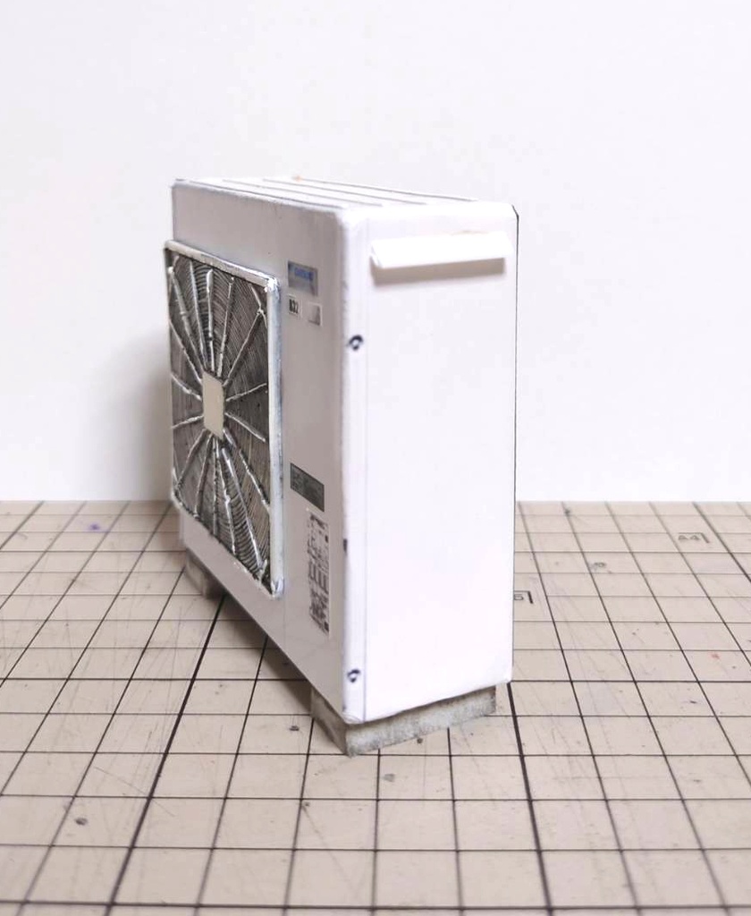 1/12スケール 大型室外機(フードなし)