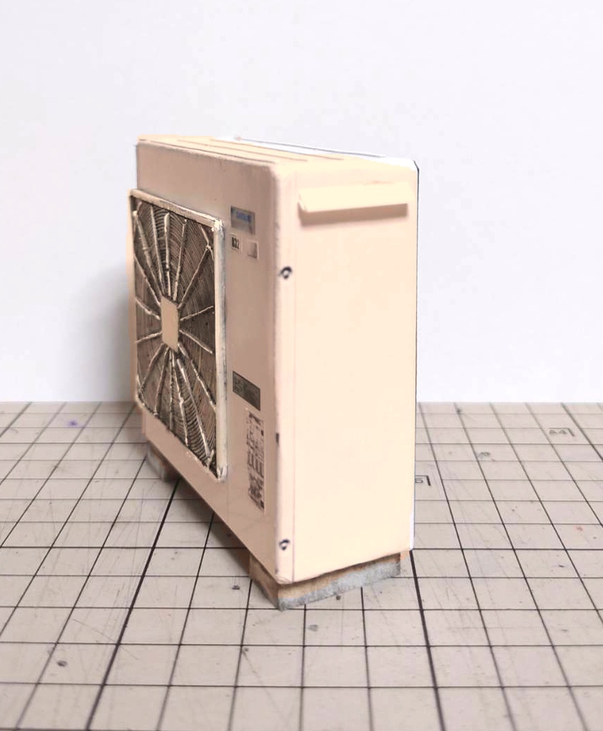 1/12スケール 大型室外機(フードなし)