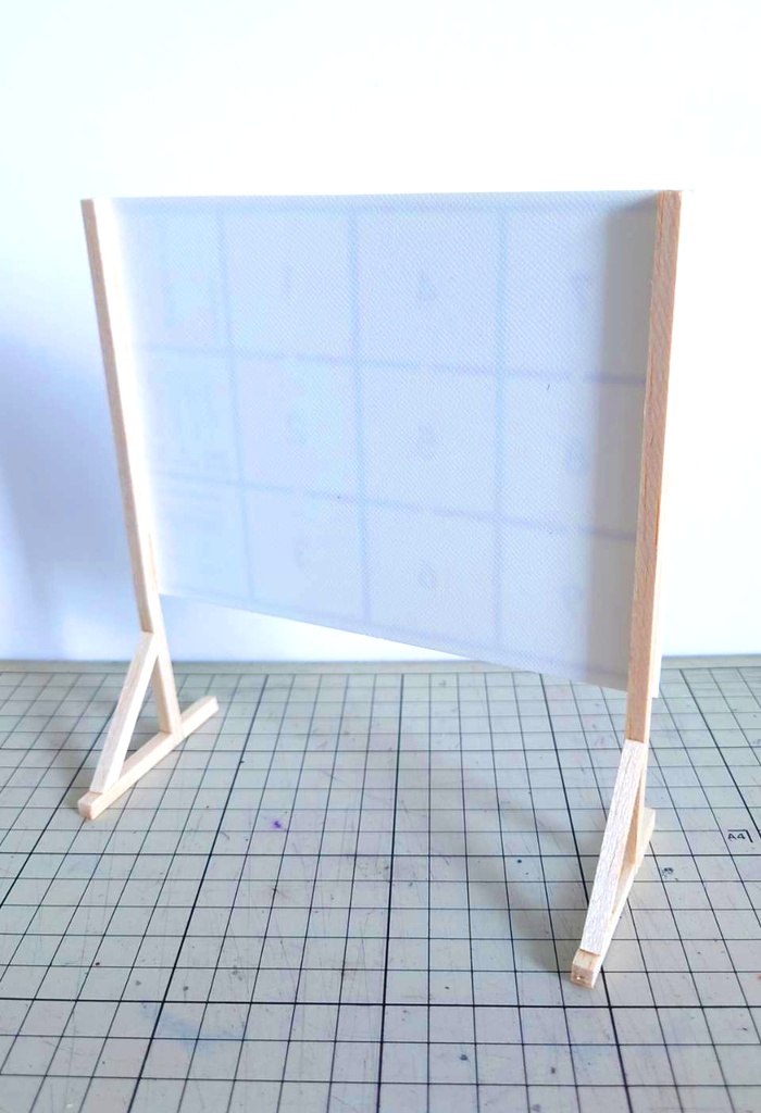 1/12スケール 選挙ポスター掲示板