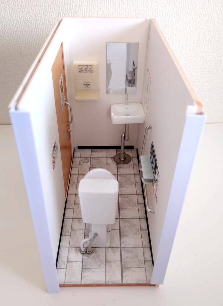 1/12スケール トイレ個室