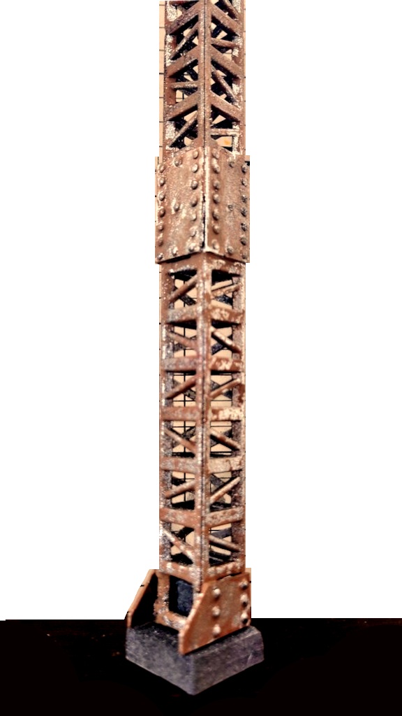 1/12スケール 錆び鉄柱