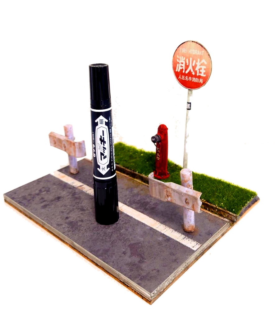 1/12スケール【消防設備のある風景②】