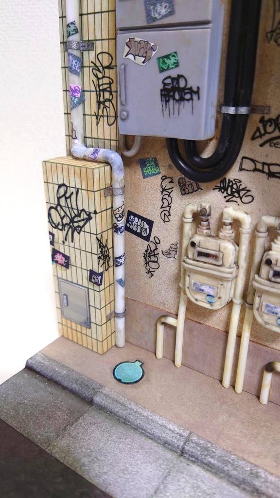 1/12スケール 路地裏(Version②)