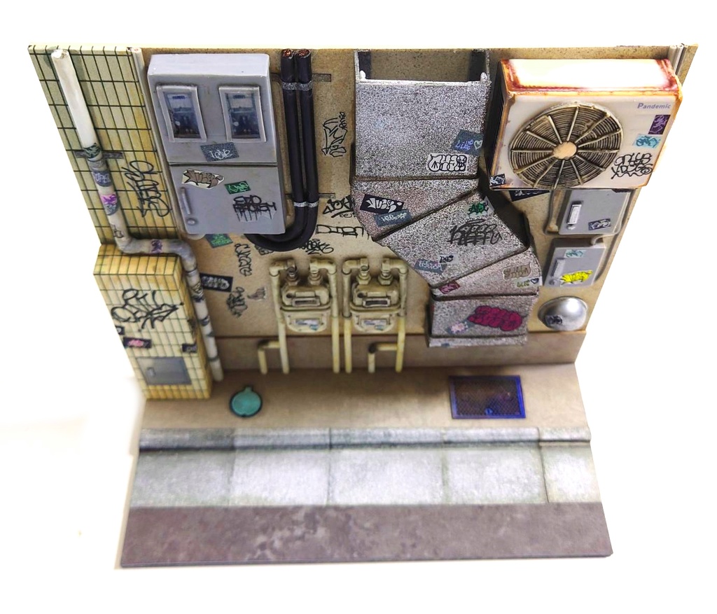 1/12スケール 路地裏(Version②)
