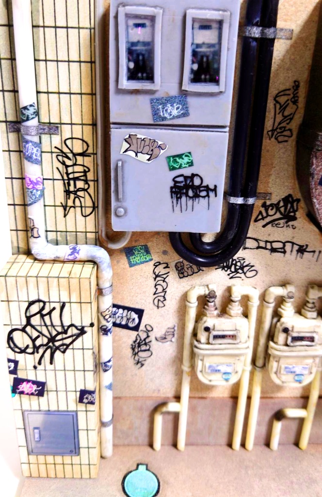 1/12スケール 路地裏(Version②)