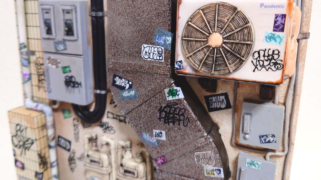 1/12スケール 路地裏(Version②)