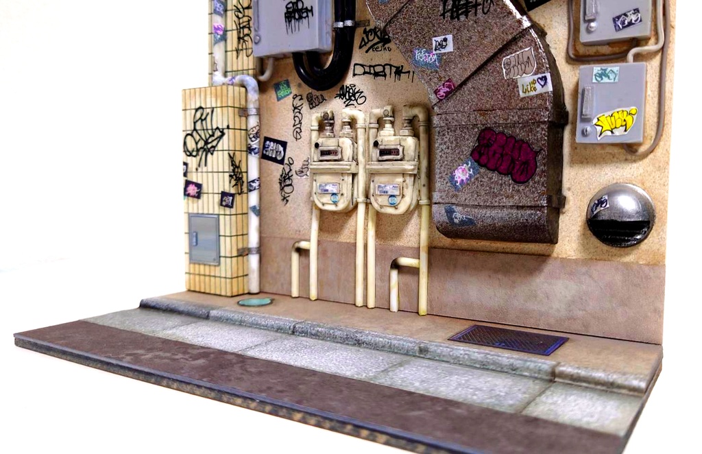 1/12スケール 路地裏(Version②)