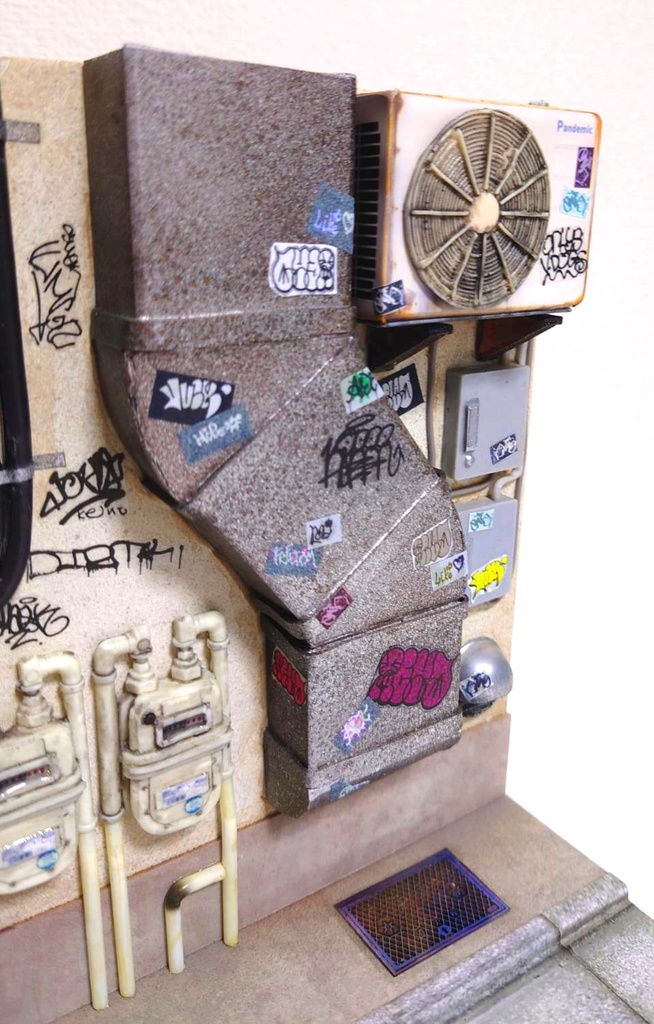 1/12スケール 路地裏(Version②)