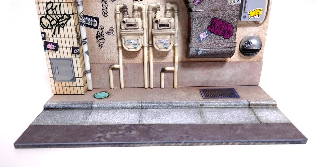 1/12スケール 路地裏(Version②)