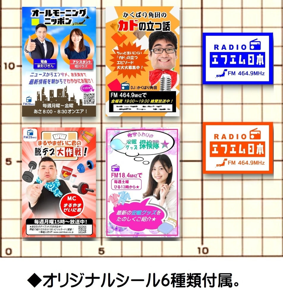 1/12スケール ラジオ放送局