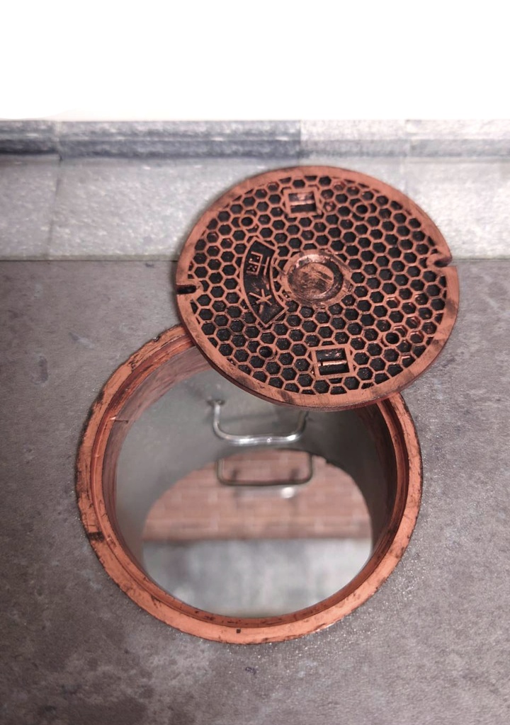 1/12スケール 地下下水道