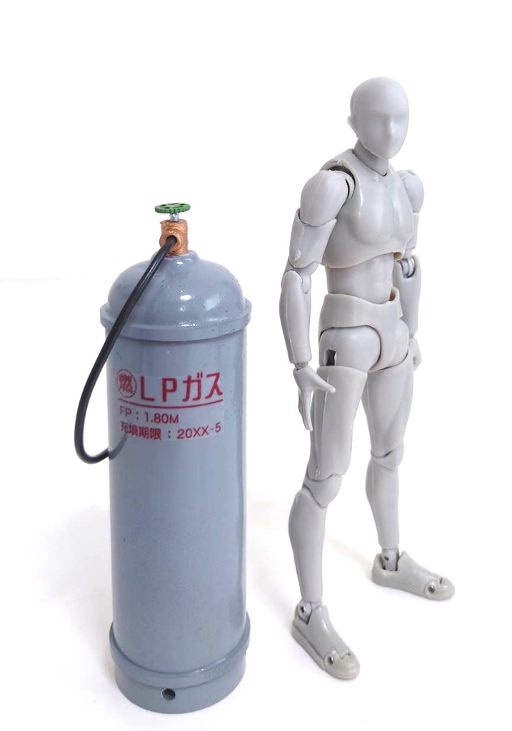 1/12サイズ プロパンガスボンベ