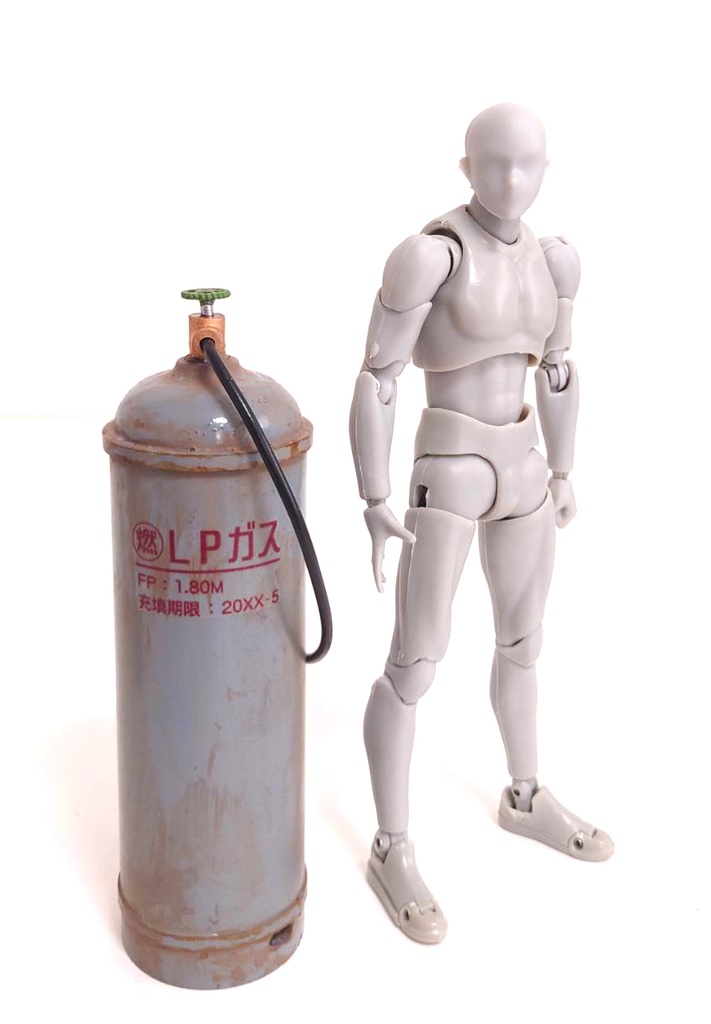 1/12サイズ プロパンガスボンベ