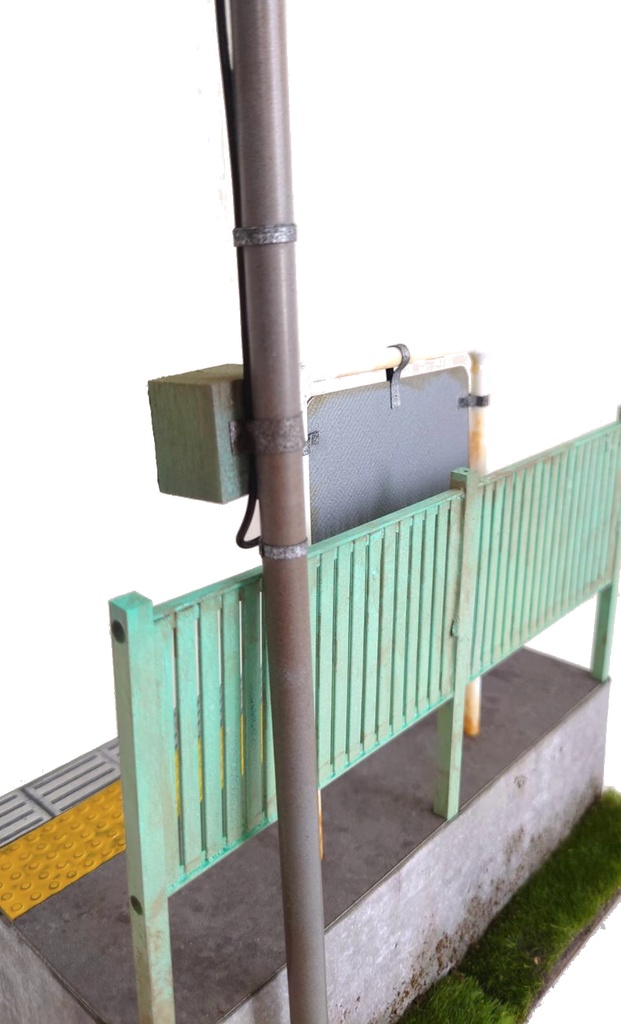 1/12スケール 駅ホーム(田舎ver')