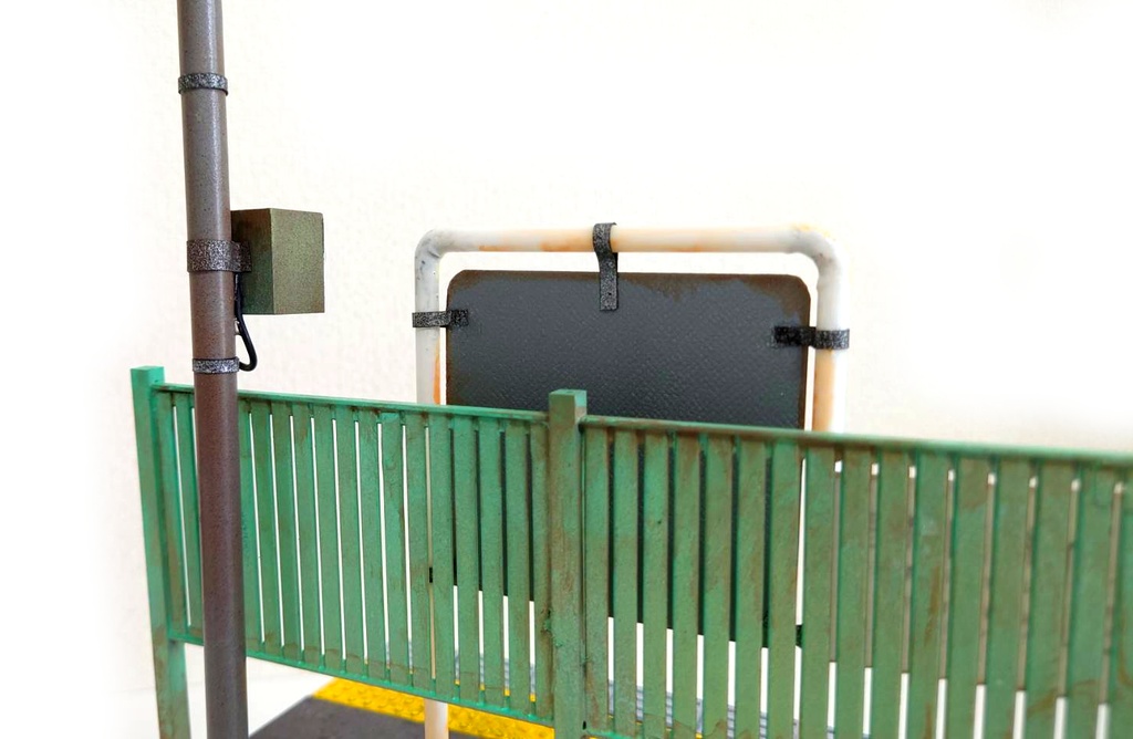 1/12スケール 駅ホーム(田舎ver')