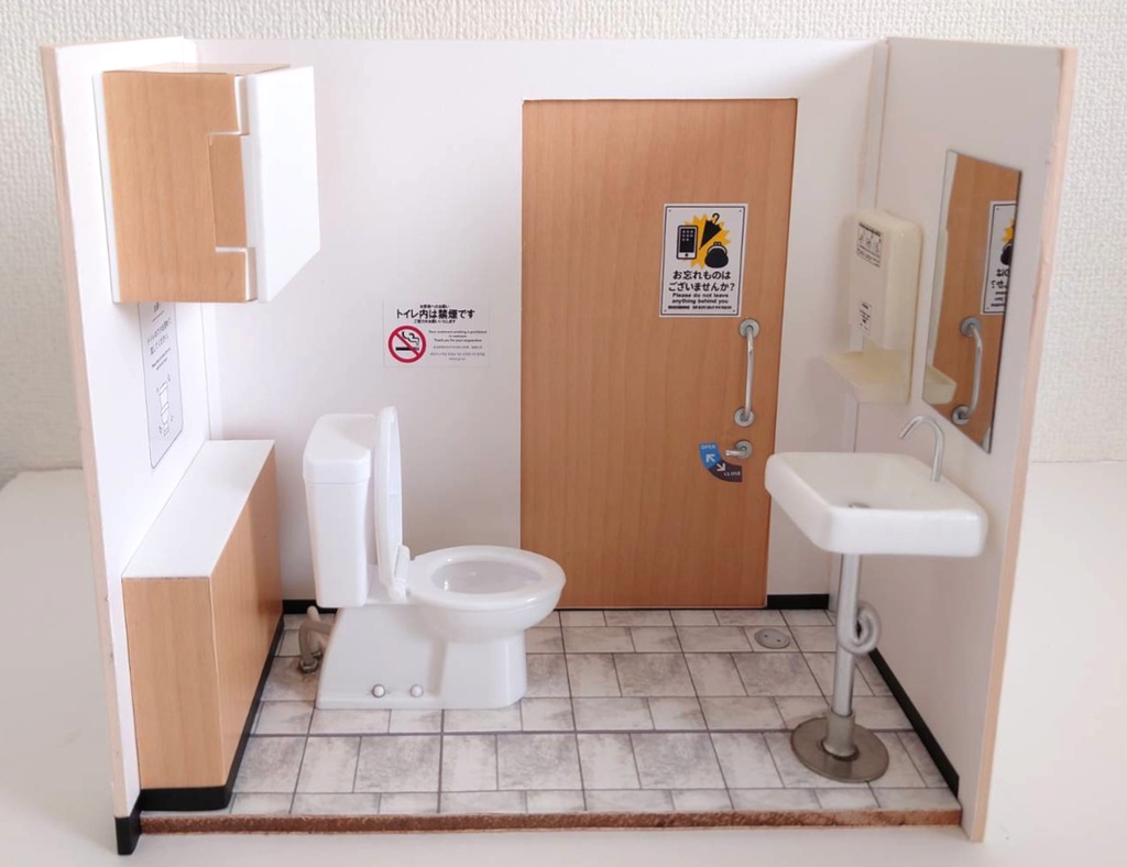 1/12スケール トイレ個室(*となりのモケイフェスティバル限定価格)
