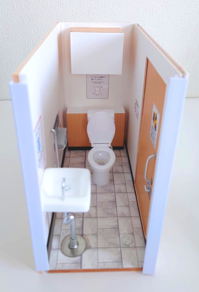 1/12スケール トイレ個室(*となりのモケイフェスティバル限定価格)