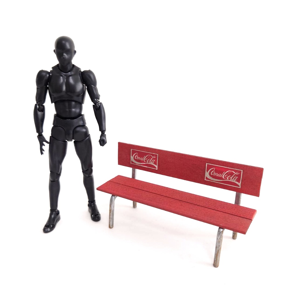 1/12スケール レトロベンチ