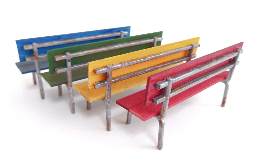 1/12スケール レトロベンチ