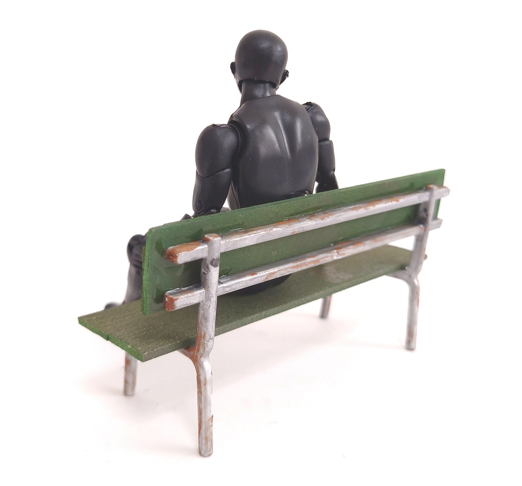 1/12スケール レトロベンチ