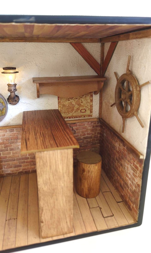 1/12スケール「荒くれものたちの酒場」