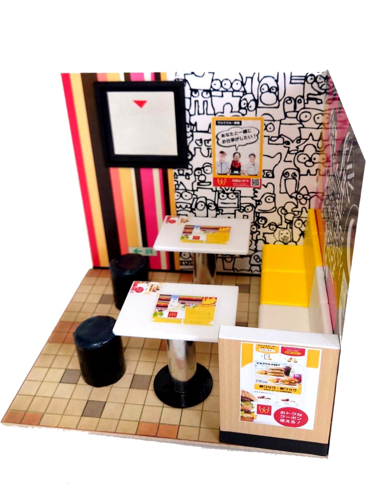 1/12スケール ファストフード店(typeーA)