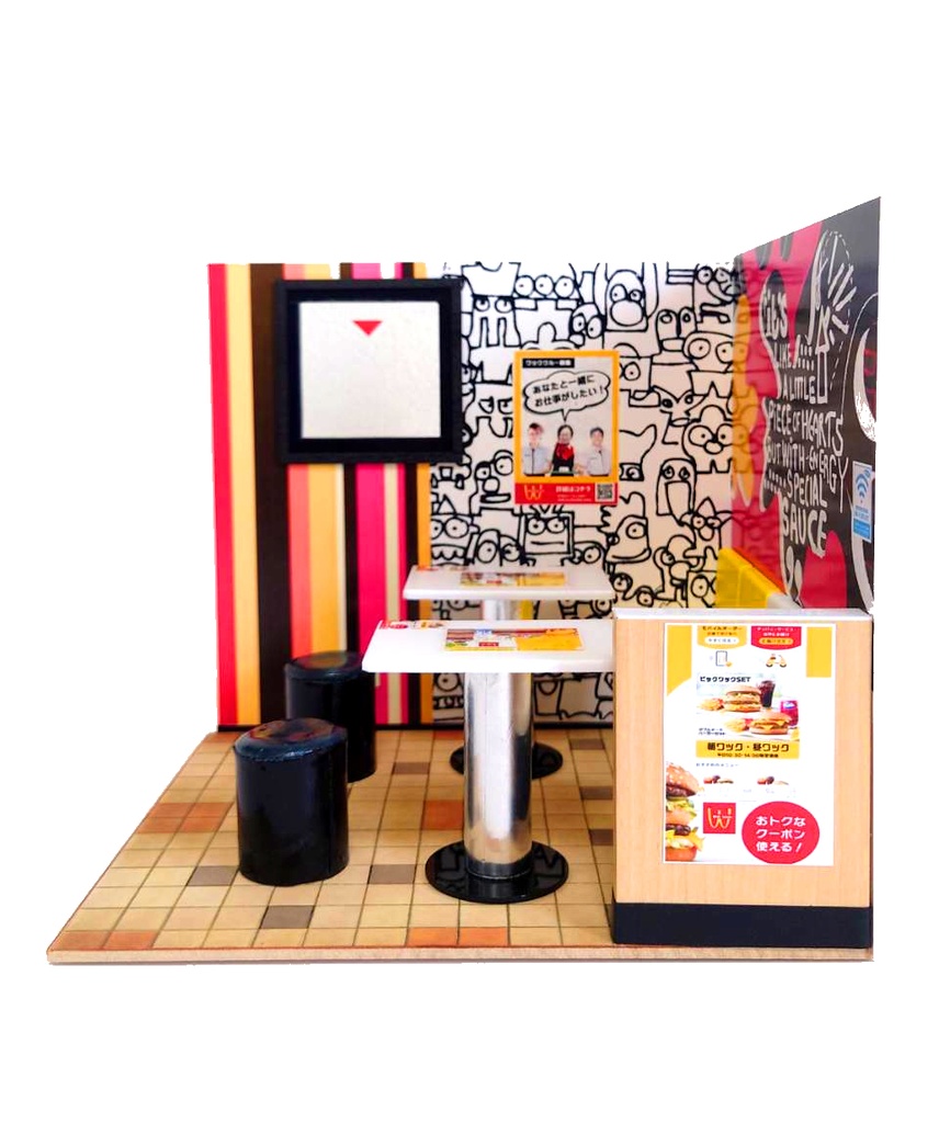 1/12スケール ファストフード店(typeーA)