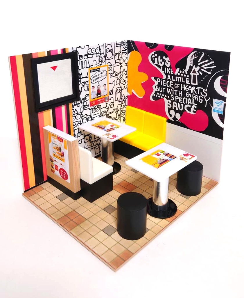 1/12スケール ファストフード店(typeーA)