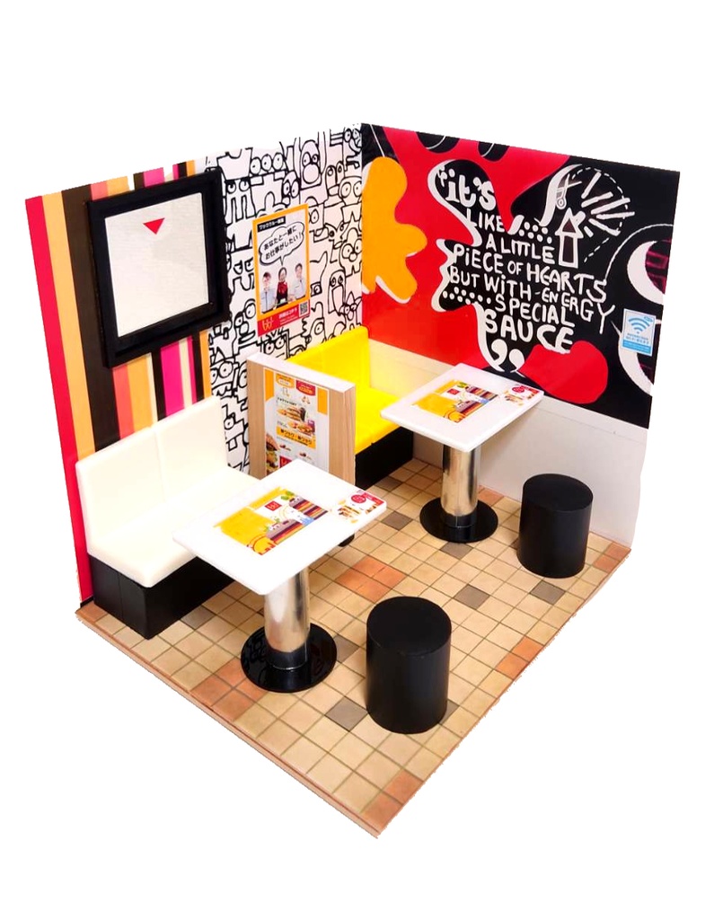 1/12スケール ファストフード店(typeーA)