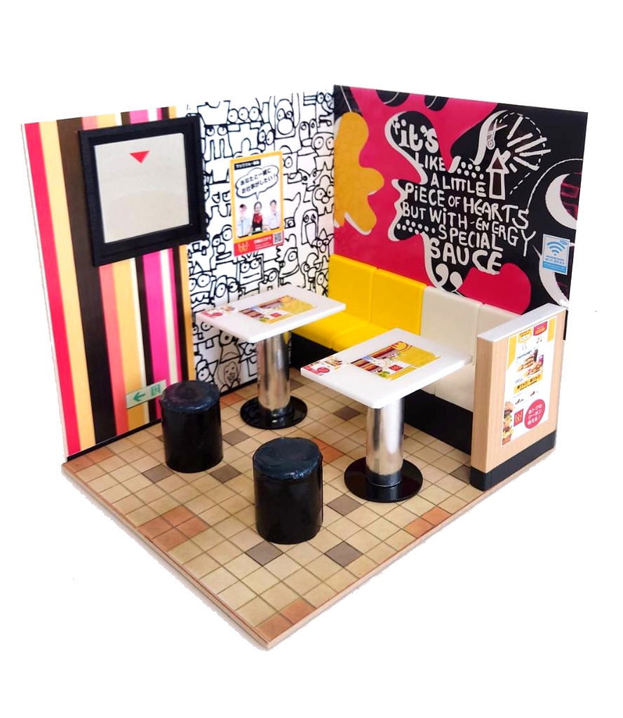 1/12スケール ファストフード店(typeーA)