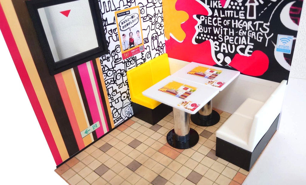 1/12スケール ファストフード店(typeーA)