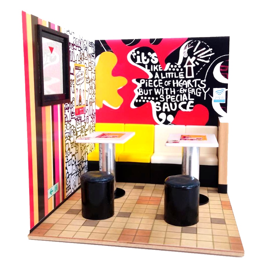 1/12スケール ファストフード店(typeーA)