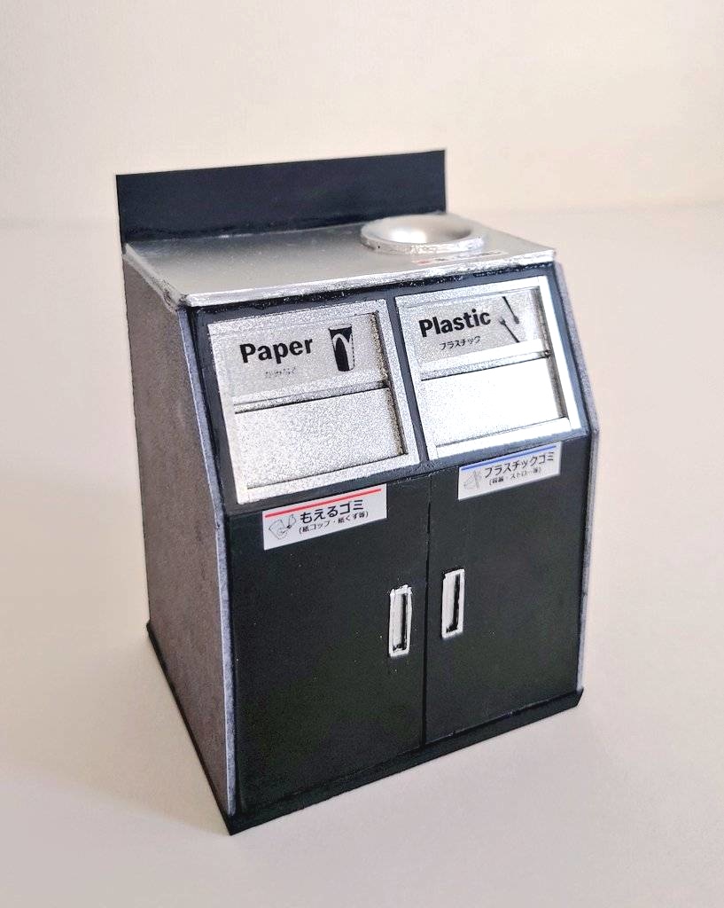 1/12スケール ファストフードダストボックス