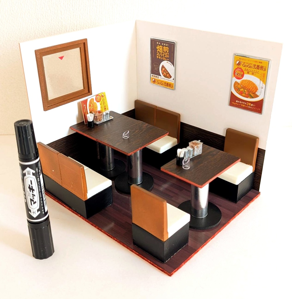 1/12スケール カレーショップ