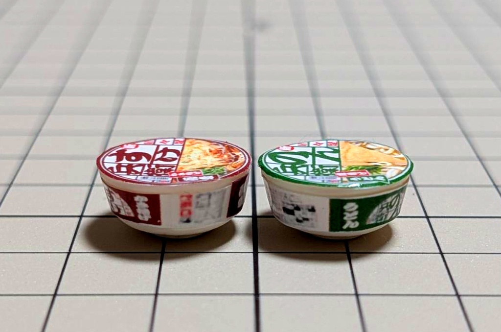 1/12スケール カップラーメン(そば・うどん)