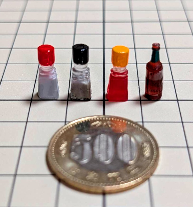 1/12スケール 調味料 ver'2