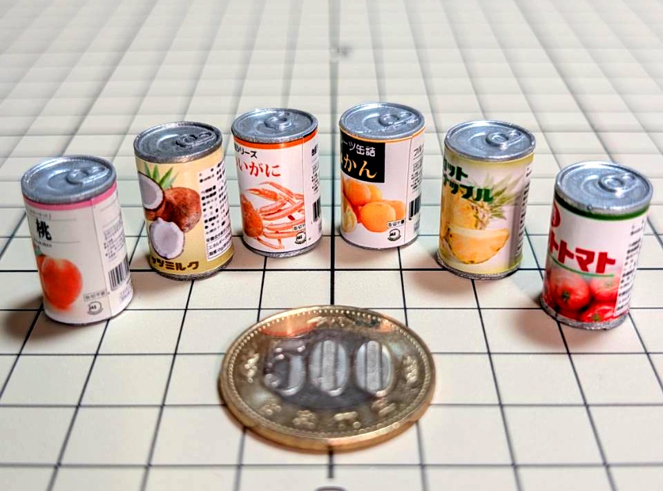1/12スケール 缶詰め(大型)