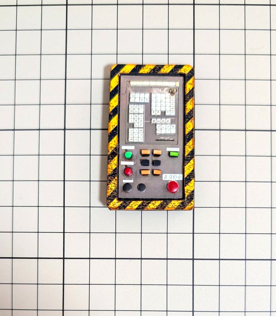 1/12スケール 操作ボタン盤 シール