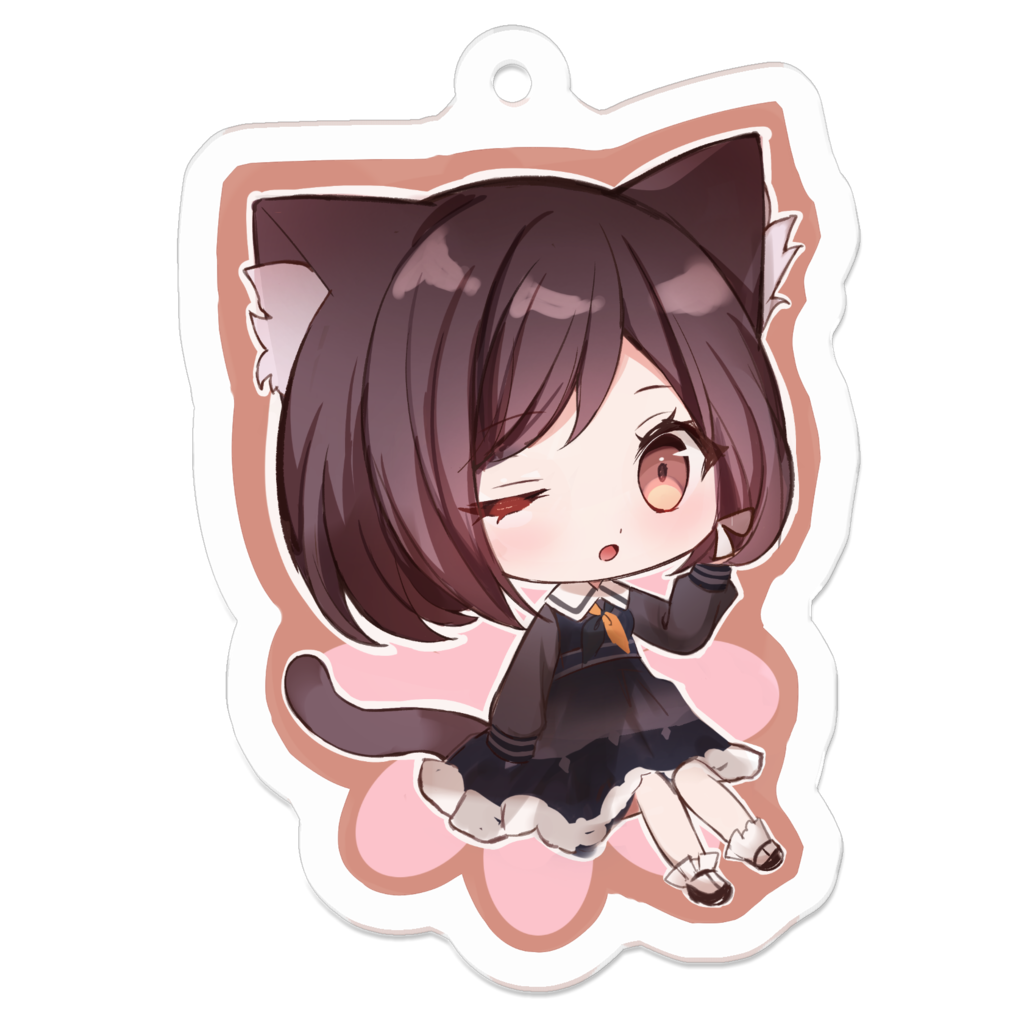 東雲絵名にゃんこアクキー