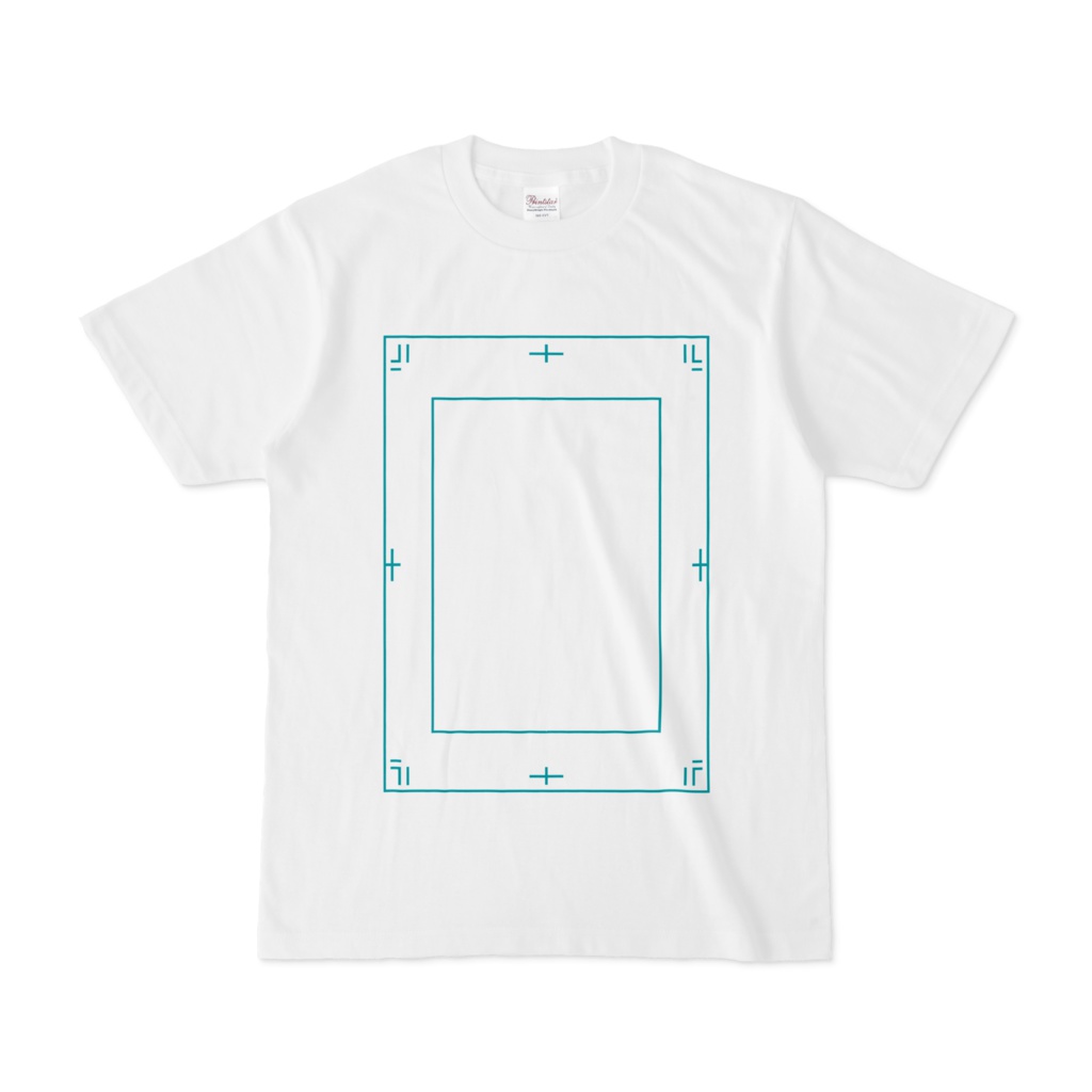 Tシャツ/漫画原稿用紙/青/4size