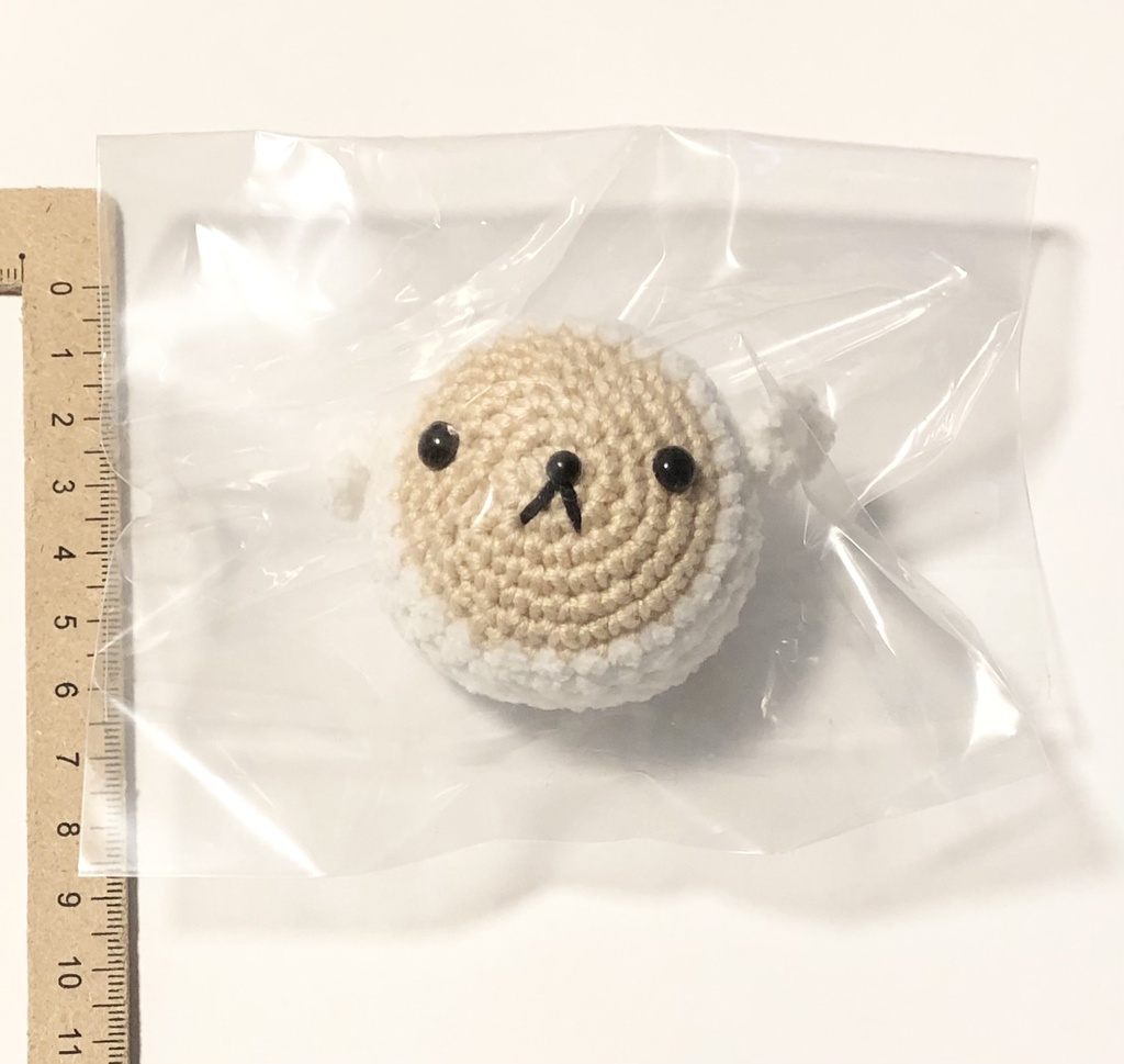 羊の編みぐるみ①